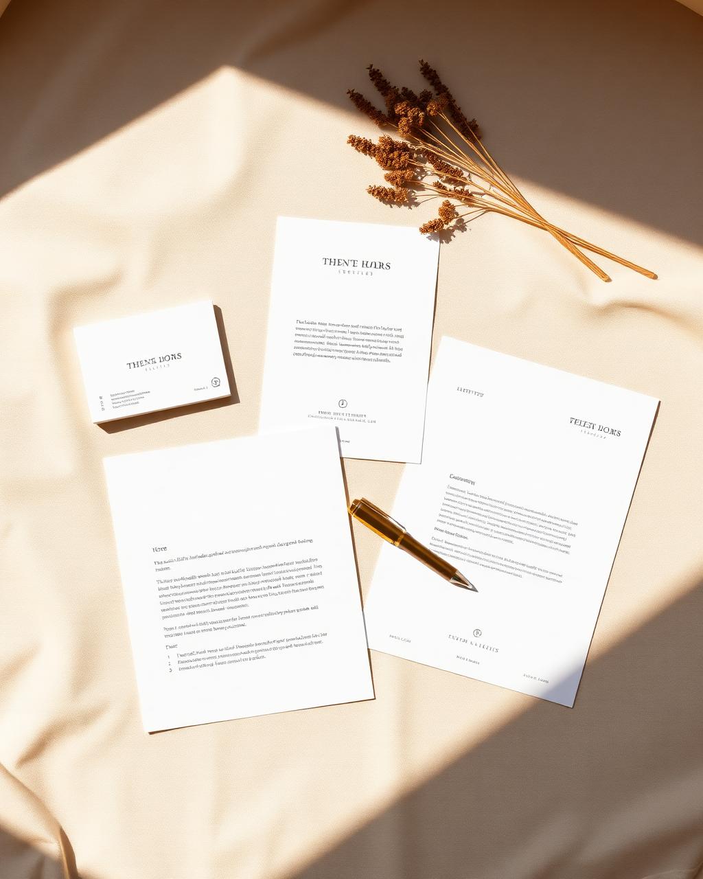 À la Carte Collateral Design